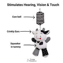 Load image into Gallery viewer, Hanging Plush Toy - "Casey the Cow"