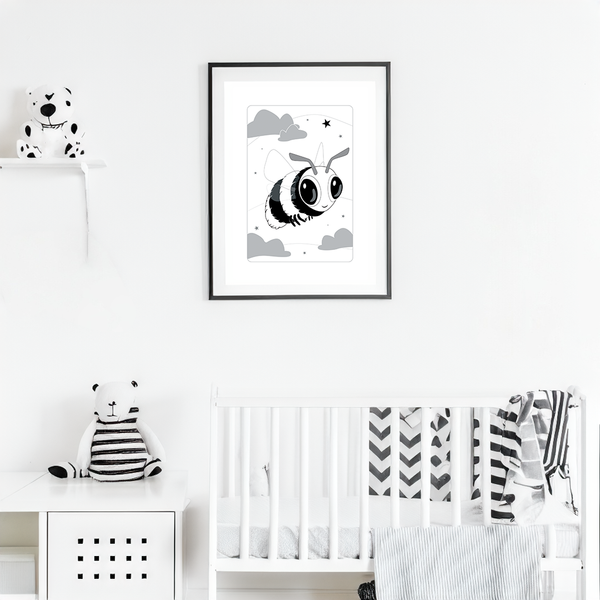 Buzzy Bee Art Print