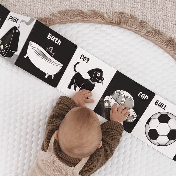 Welcome To The World Little One Book, High Contrast, Black and White Baby Book, Young Wonderer, baby book, high contrast book, high contrast baby book, black and white baby book, black and white baby toys, black and white baby toy, tummy time book, black and white baby toys, black and white baby book australia, high contrast book australia, tummy time, black and white baby shop, black and white baby toys, black and white baby toy, high contrast baby toy